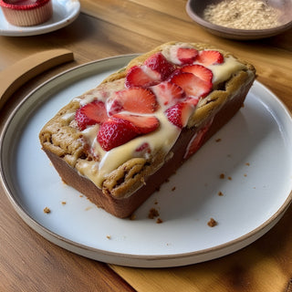 Strawberry Cheesecake Banana Bread!🍓🍰 - Protein World